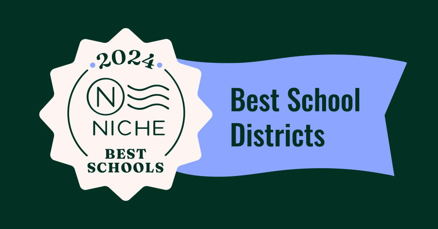 Niche Best Schools 2024 graphic black and purple